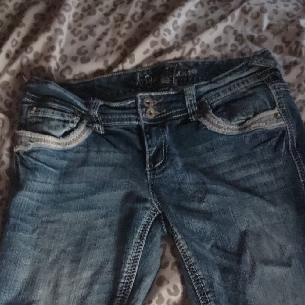 Ariya Blue Skinny Jeans with Vintage Fade